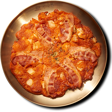 베이컨 김치전